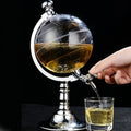 Chrome-Plated Globe Liquor Dispenser