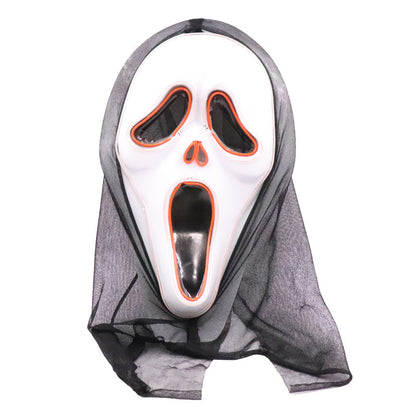 LED Glowing Scream Mask