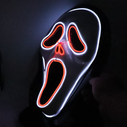 LED Glowing Scream Mask