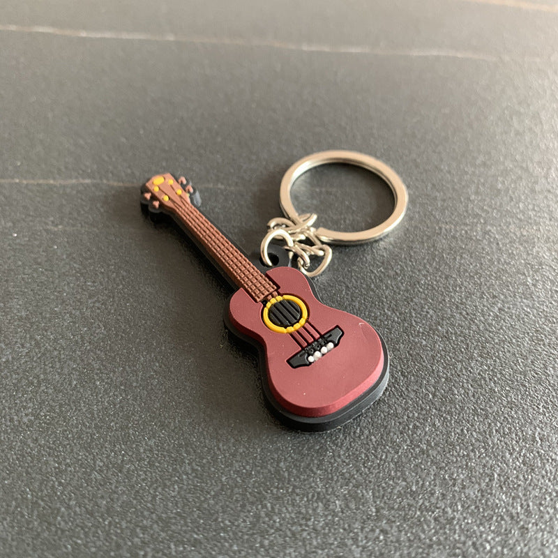 Musical Instruments Silicone Keychains