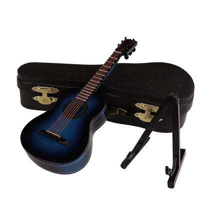 Miniature Guitar Decoration with Case