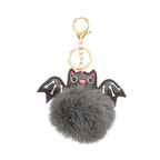 Fluffy Bat Keychain