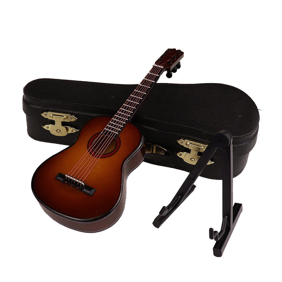 Miniature Guitar Decoration with Case