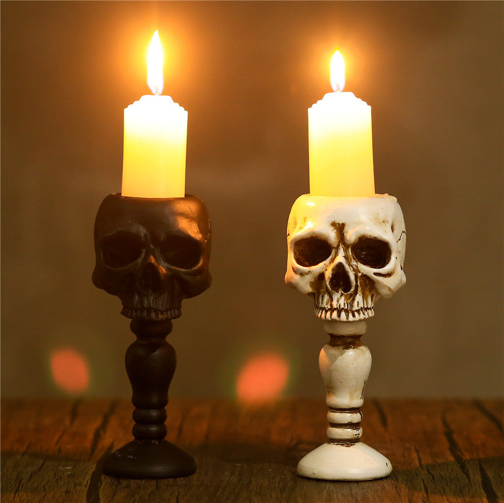 Skull Column Candlestick