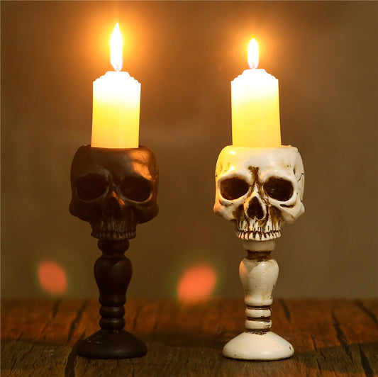 Skull Column Candlestick