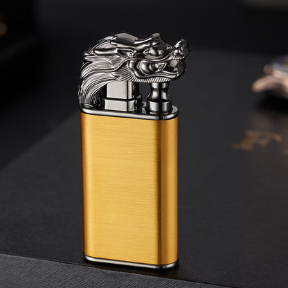 Metal Butane Lighter – Dual Flame Design