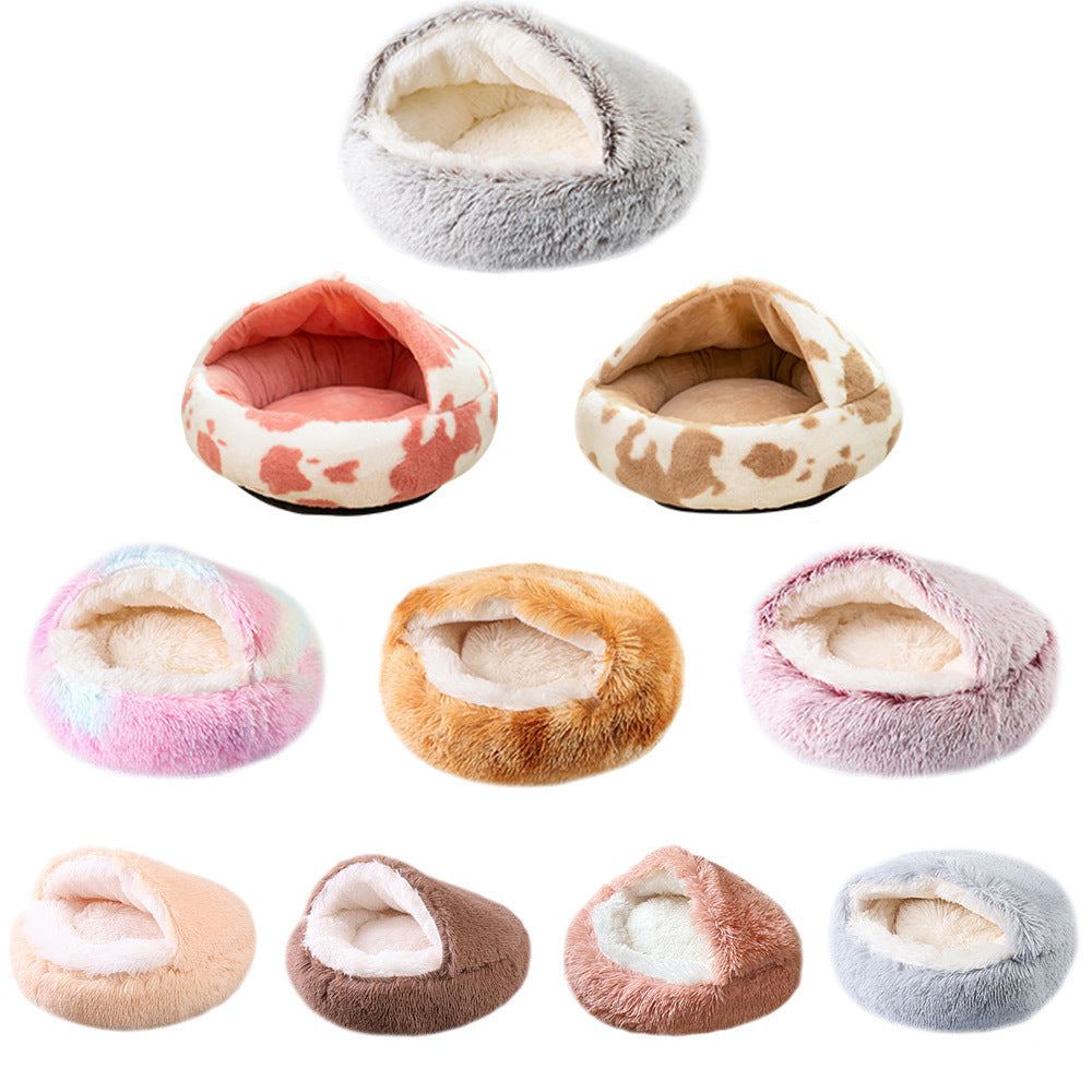 Cozy Fluffy Pet Bed