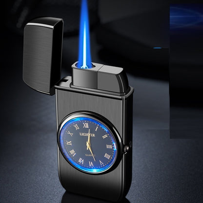 LED Watch + Windproof Lighter Combo