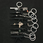 Metal Guns Keychains