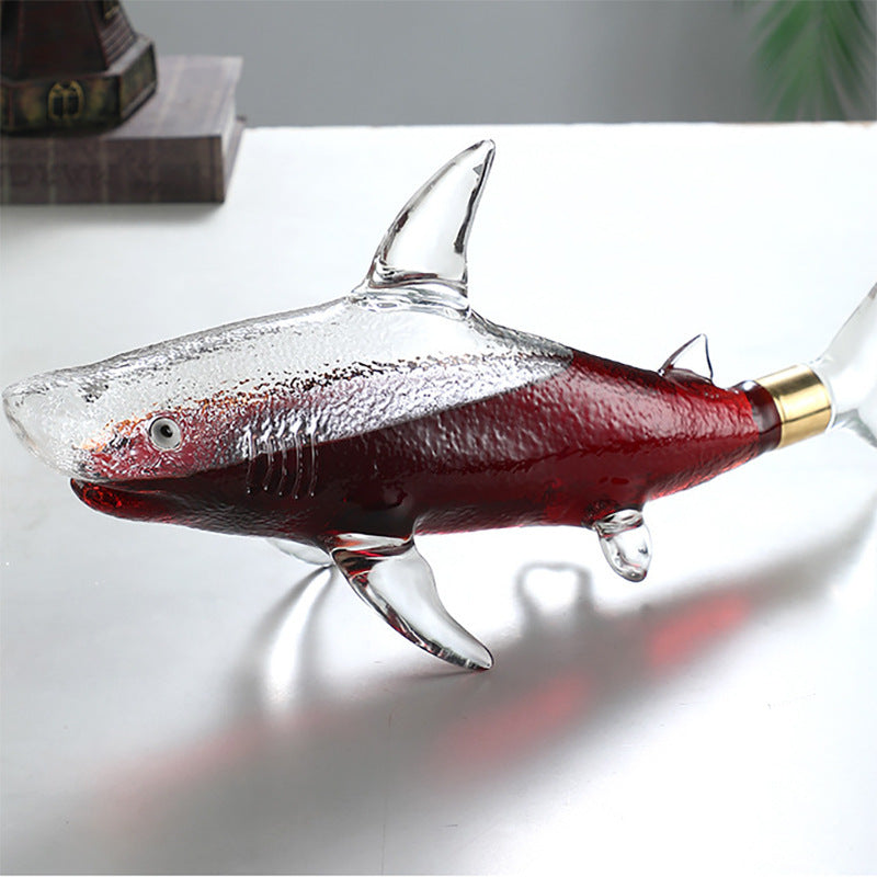 High Borosilicate Shark Decanter + Glasses