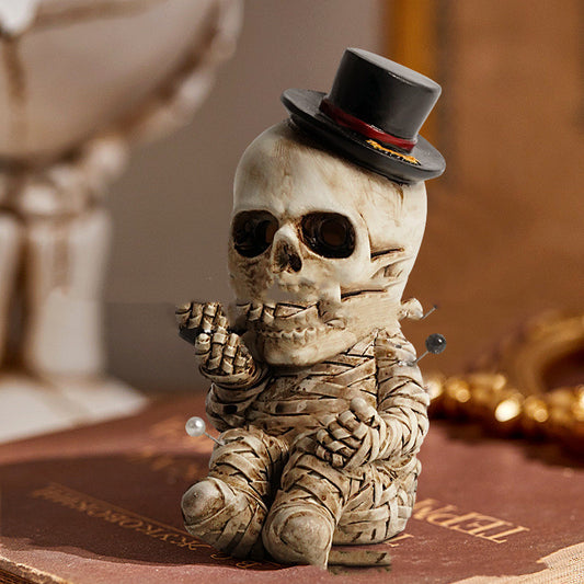Gothic Resin Skull Aroma Burner