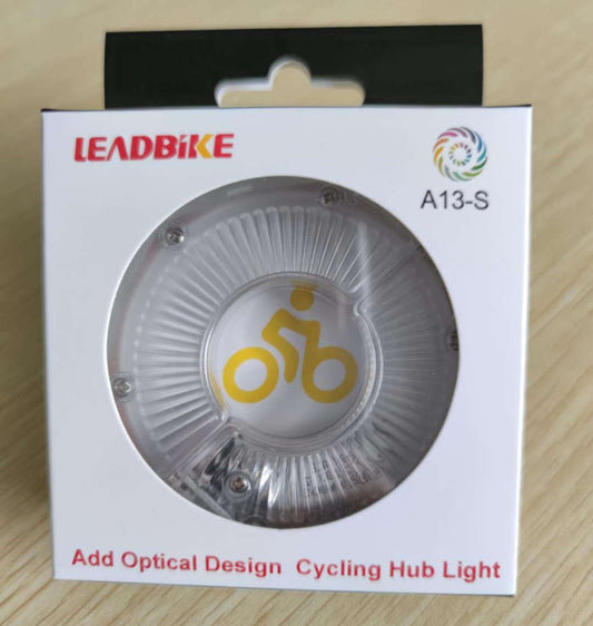 Leadbike A13-S — GlowRide Bicycle Hub Light