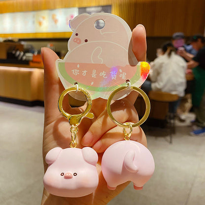 Matching Sets Pair of Cartoony Keychains