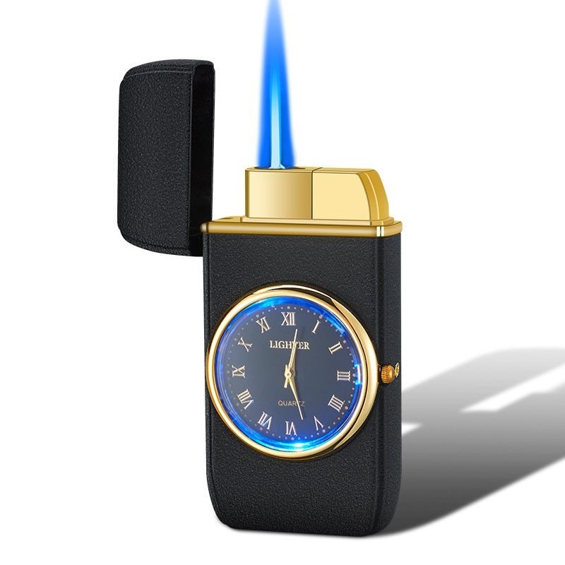 LED Watch + Windproof Lighter Combo