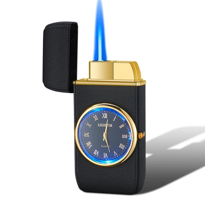 LED Watch + Windproof Lighter Combo