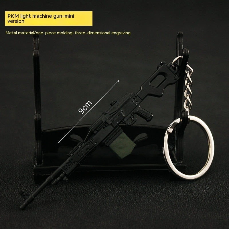 Metal Guns Keychains