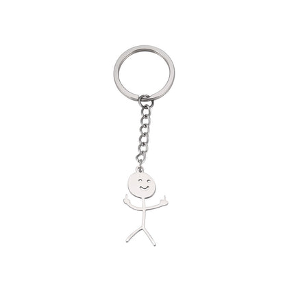 F#$! U Smiling Face Keychain
