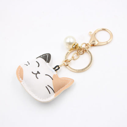 Cotton-Filled Kitten Keychain