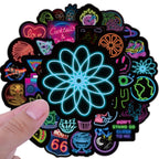 Neon Vinyl Graffiti Sticker Pack