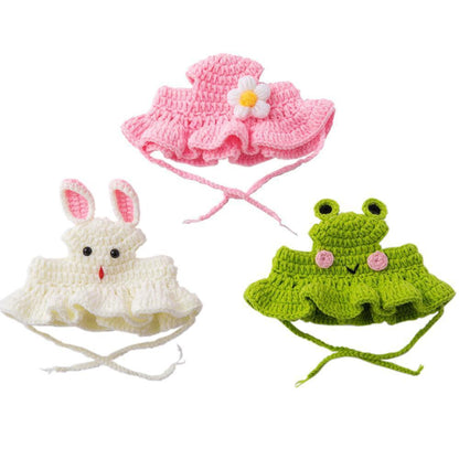 Silly Knit Pet Cosplay Cap