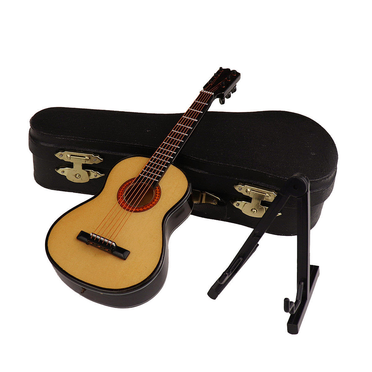 Miniature Guitar Decoration with Case