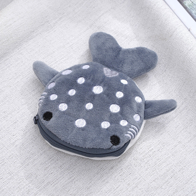 Cartoon Shark Coin Purse