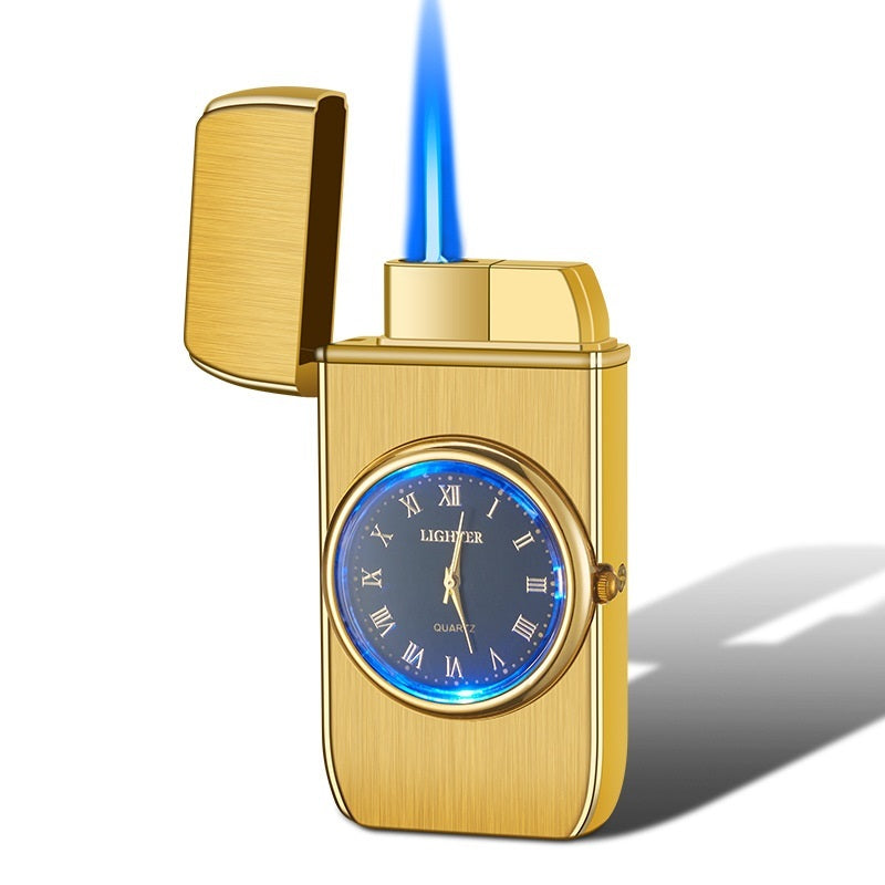 LED Watch + Windproof Lighter Combo