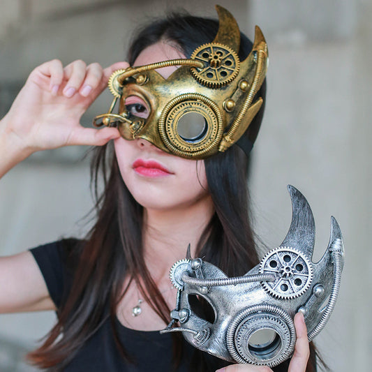 Steampunk Retro Half-Face Mask