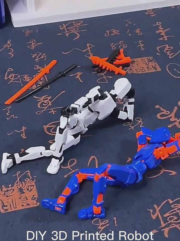 3D Printed DIY Multi-Jointed Action Figure