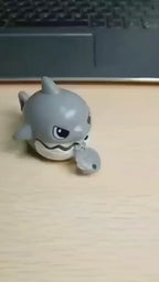 Snack Attack Shark Keychain