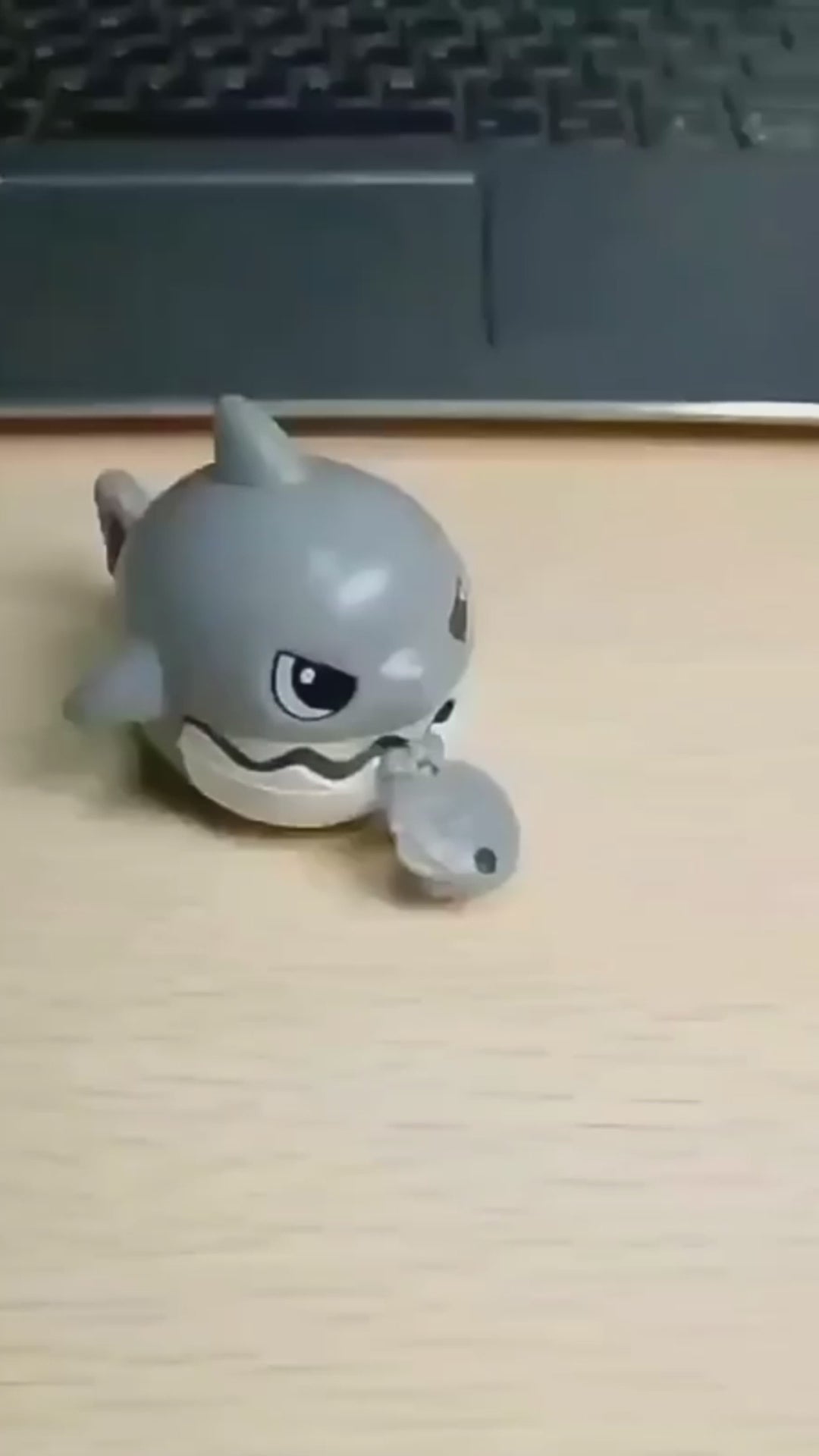 Snack Attack Shark Keychain