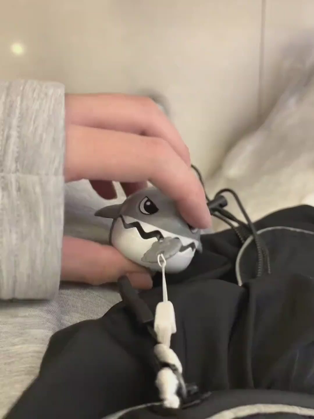 Snack Attack Shark Keychain