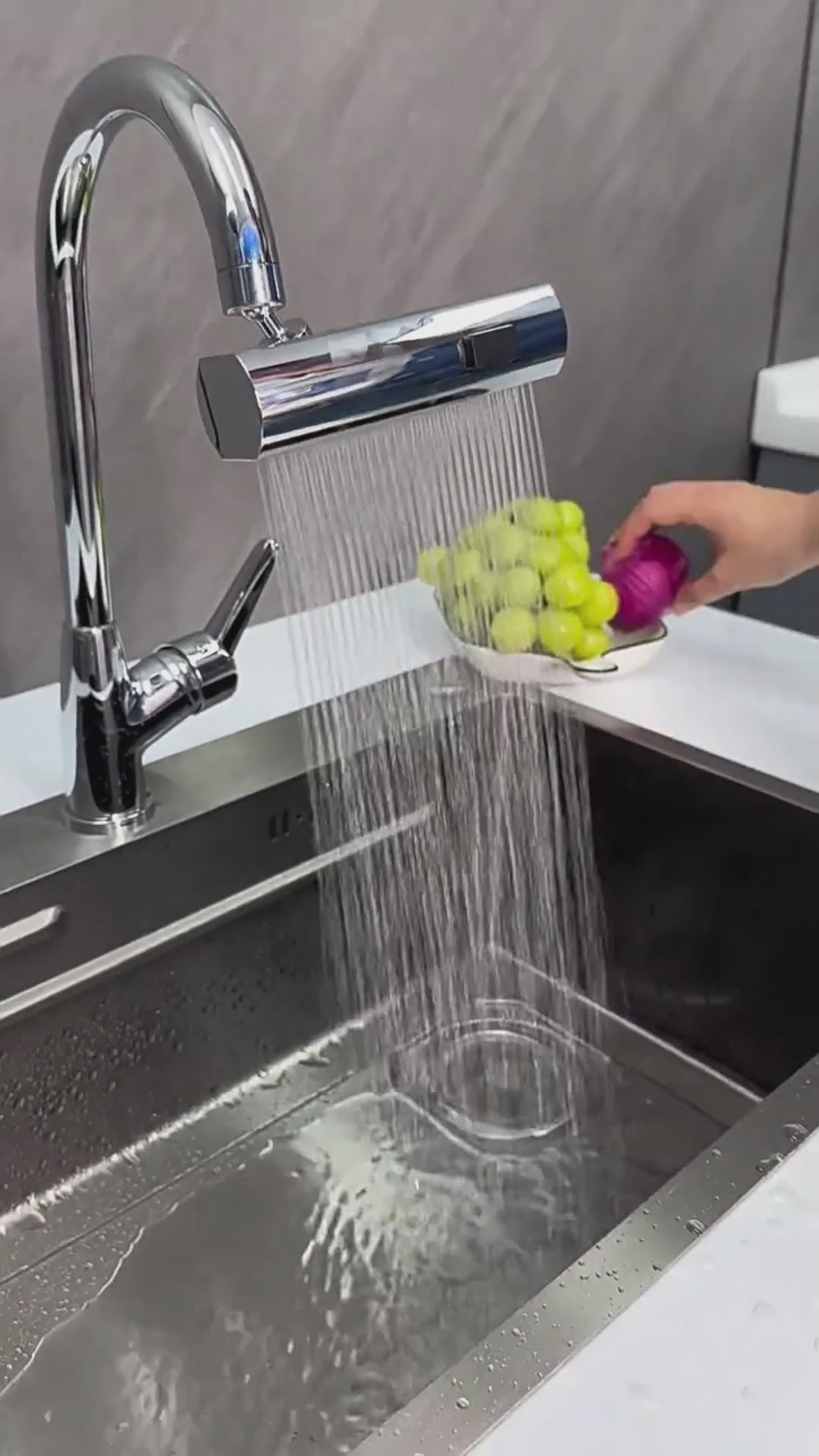 Waterfall Faucet Nozzle Extension