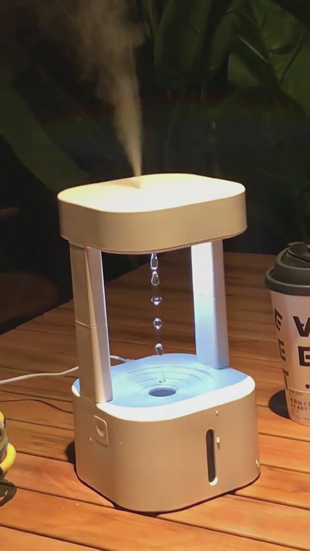 Anti-Gravity Water Drop Humidifier