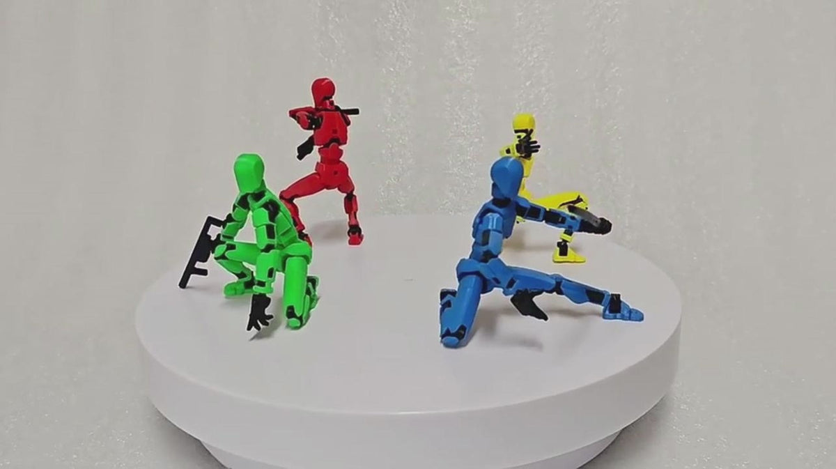3D Printed DIY Multi-Jointed Action Figure
