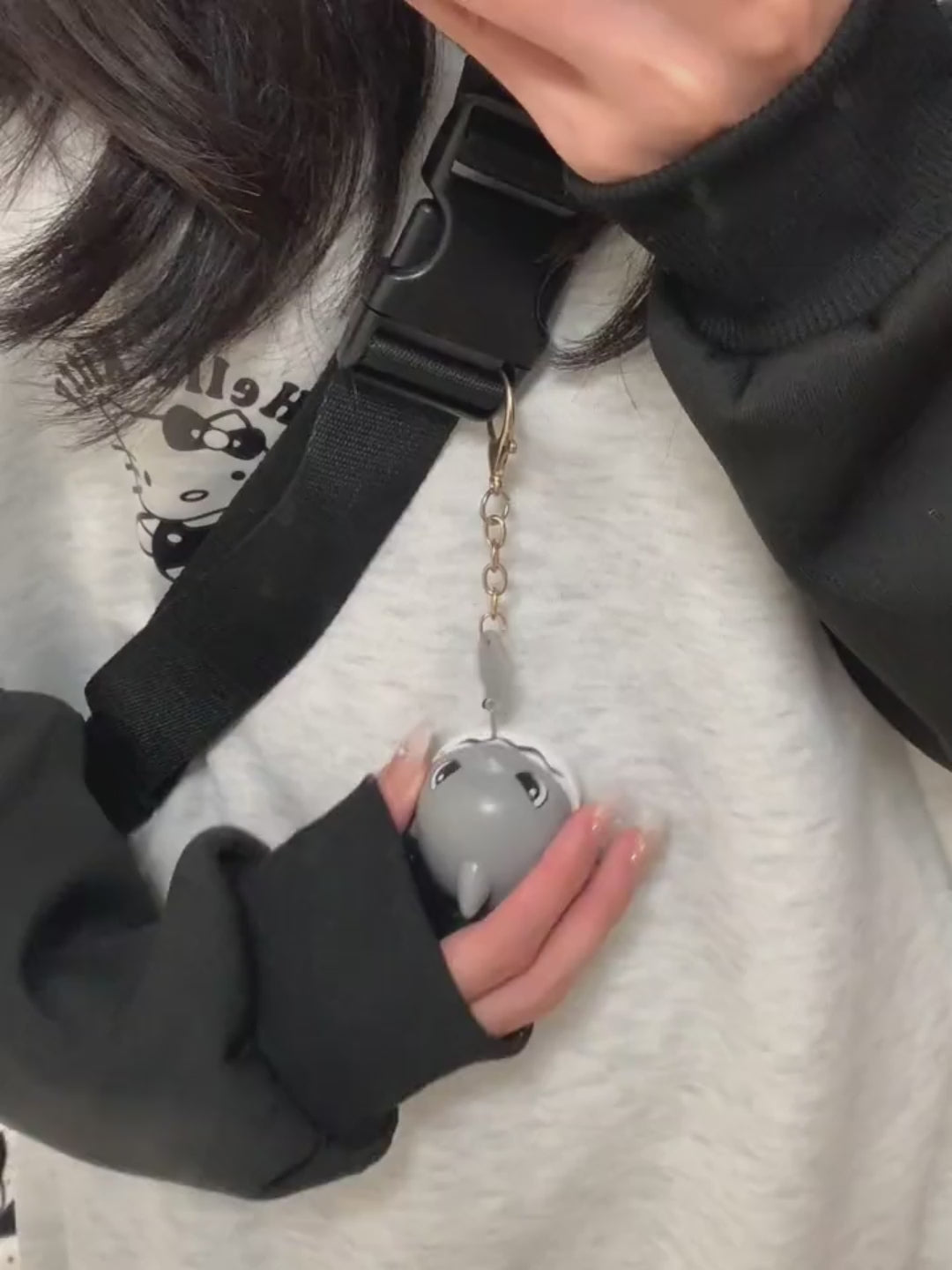 Snack Attack Shark Keychain