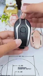 Mini Emergency Powerbank Keychain – 1500mAh