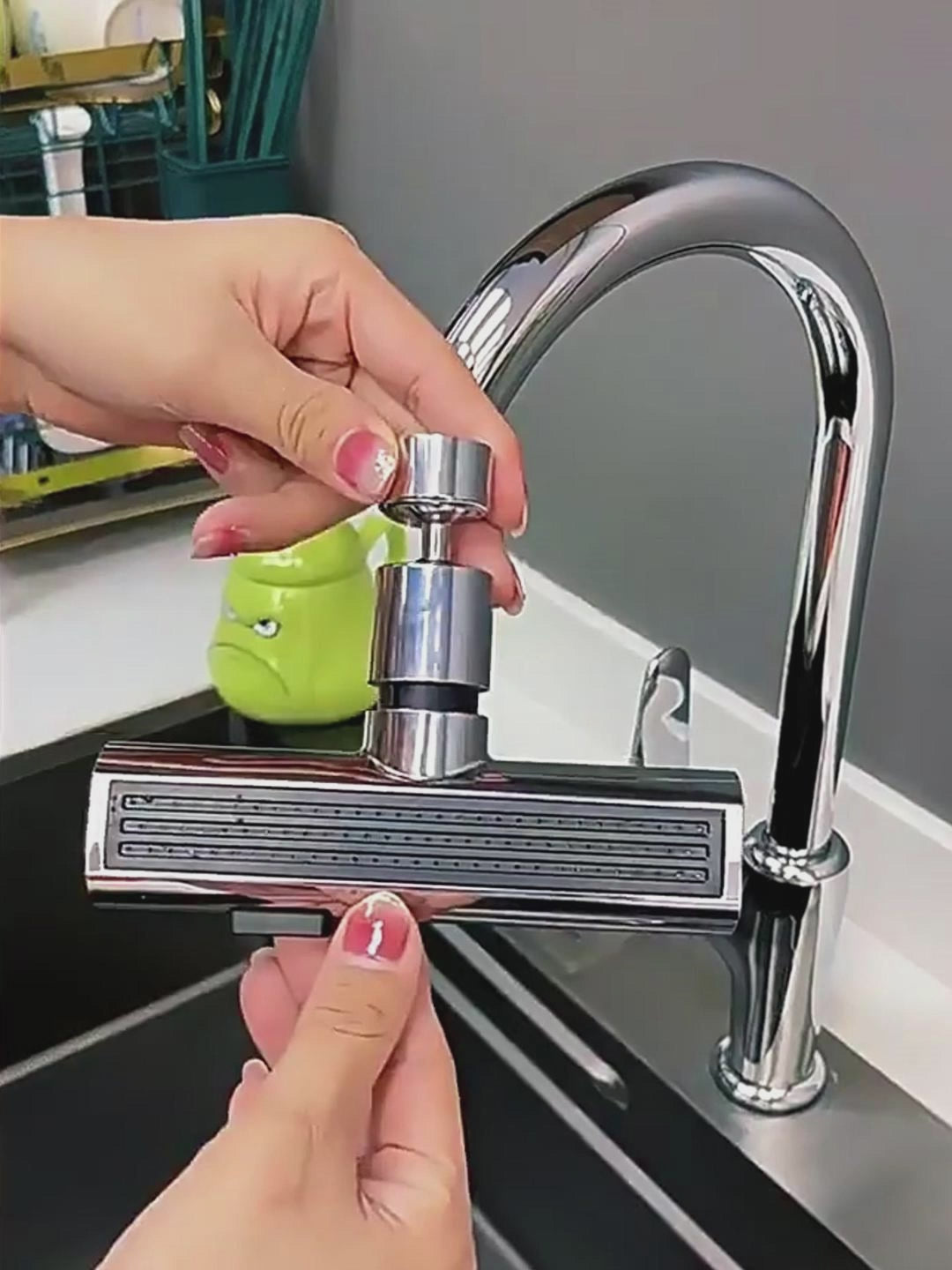 Waterfall Faucet Nozzle Extension