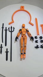 3D Printed DIY Multi-Jointed Action Figure