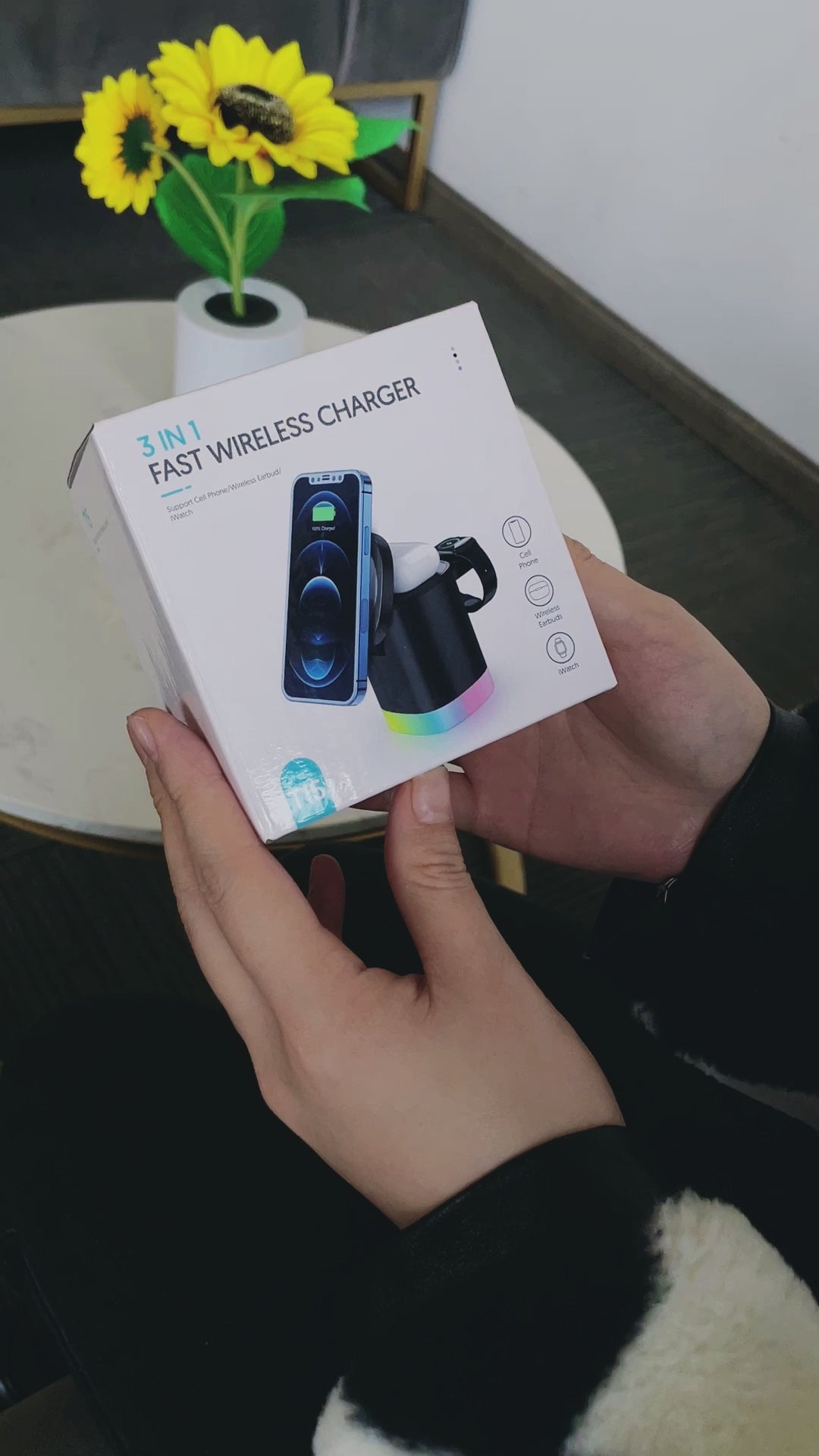 RGB 3-in-1 Magnetic Charging Station
