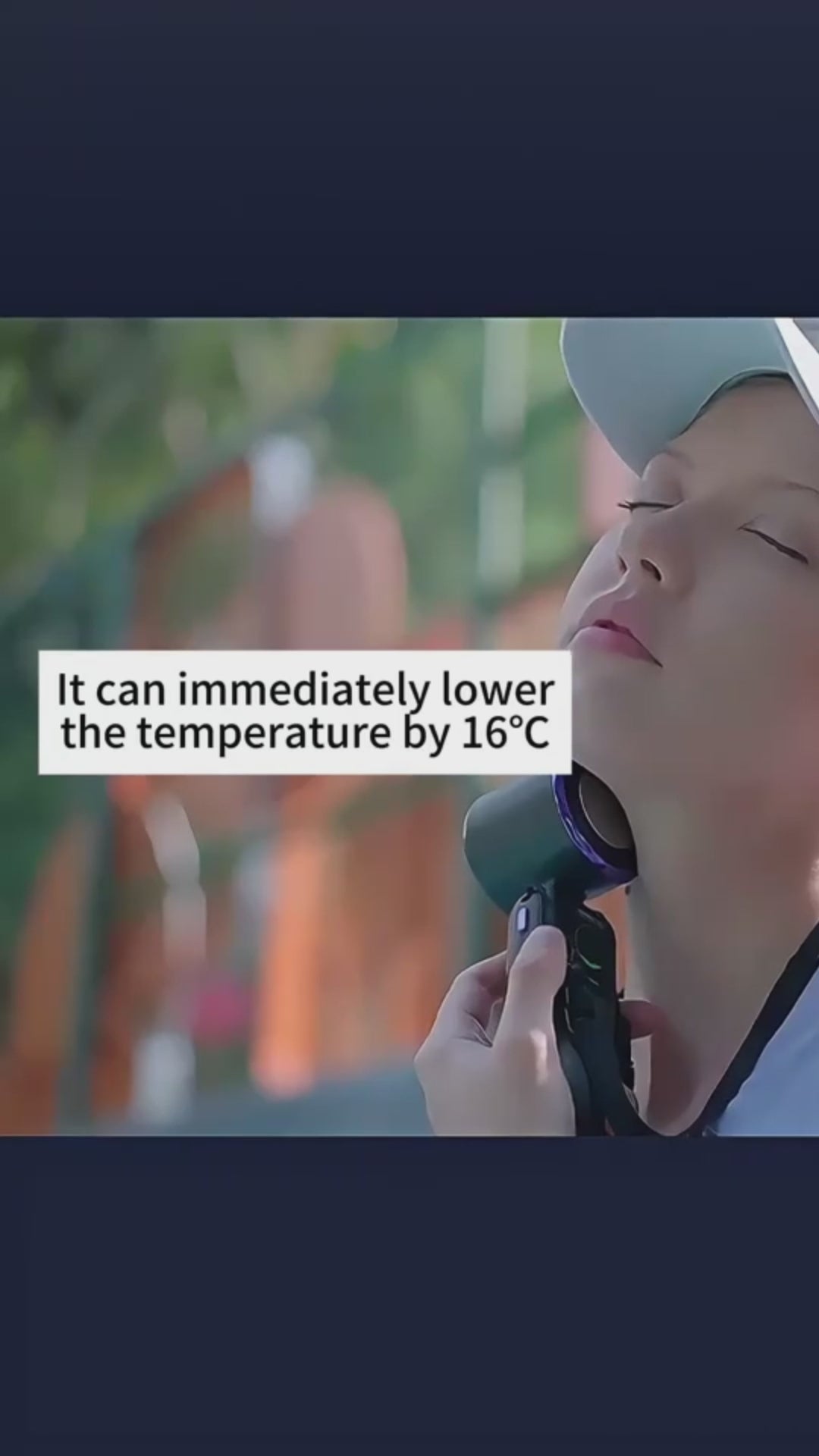 IceCool Folding Handheld Fan