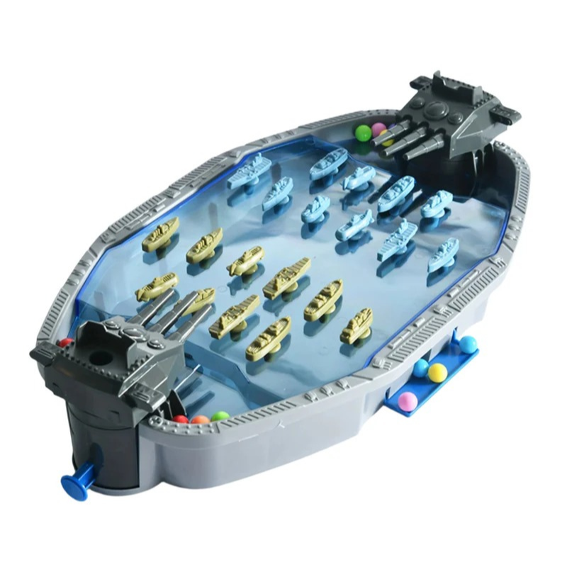 Navy Battleship Game 2-Player Shooting War Board-0